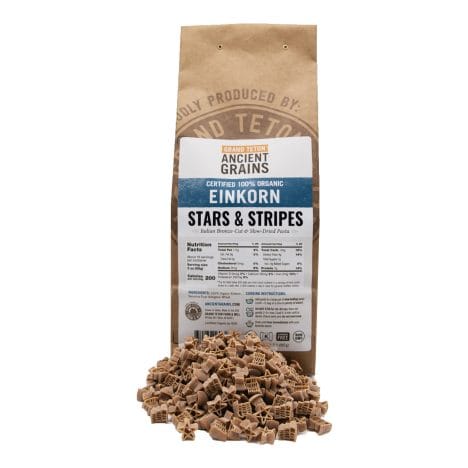 NEW: Organic Einkorn Stars & Stripes Pasta