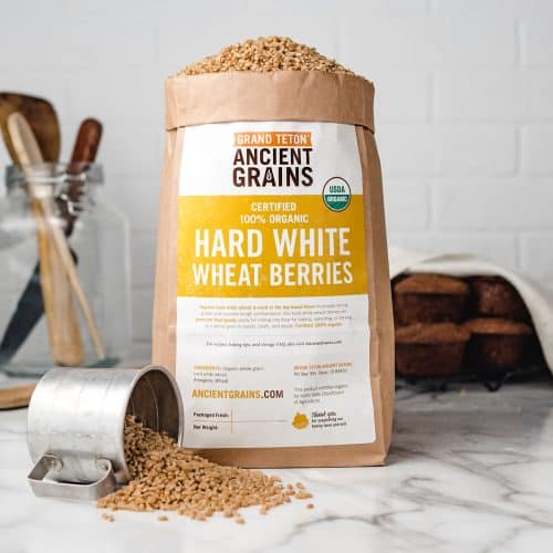 Hard White Wheat Berries in Paper Bags NonGMO