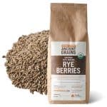 Organic Rye in Paper Bags